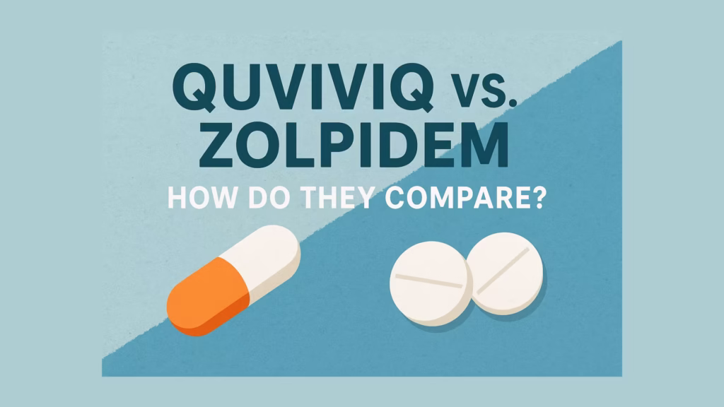 Quviviq vs zolpidem How do they compare