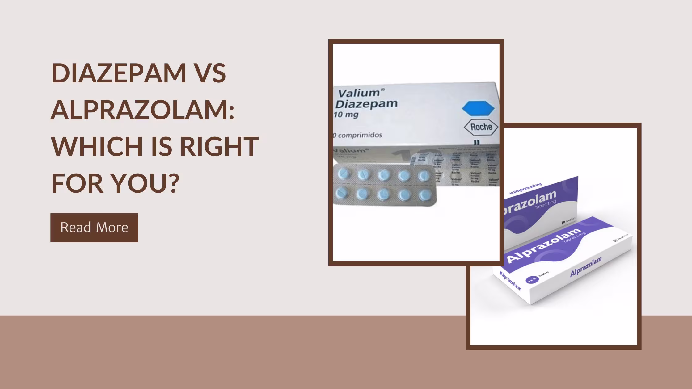 Diazepam vs Alprazolam