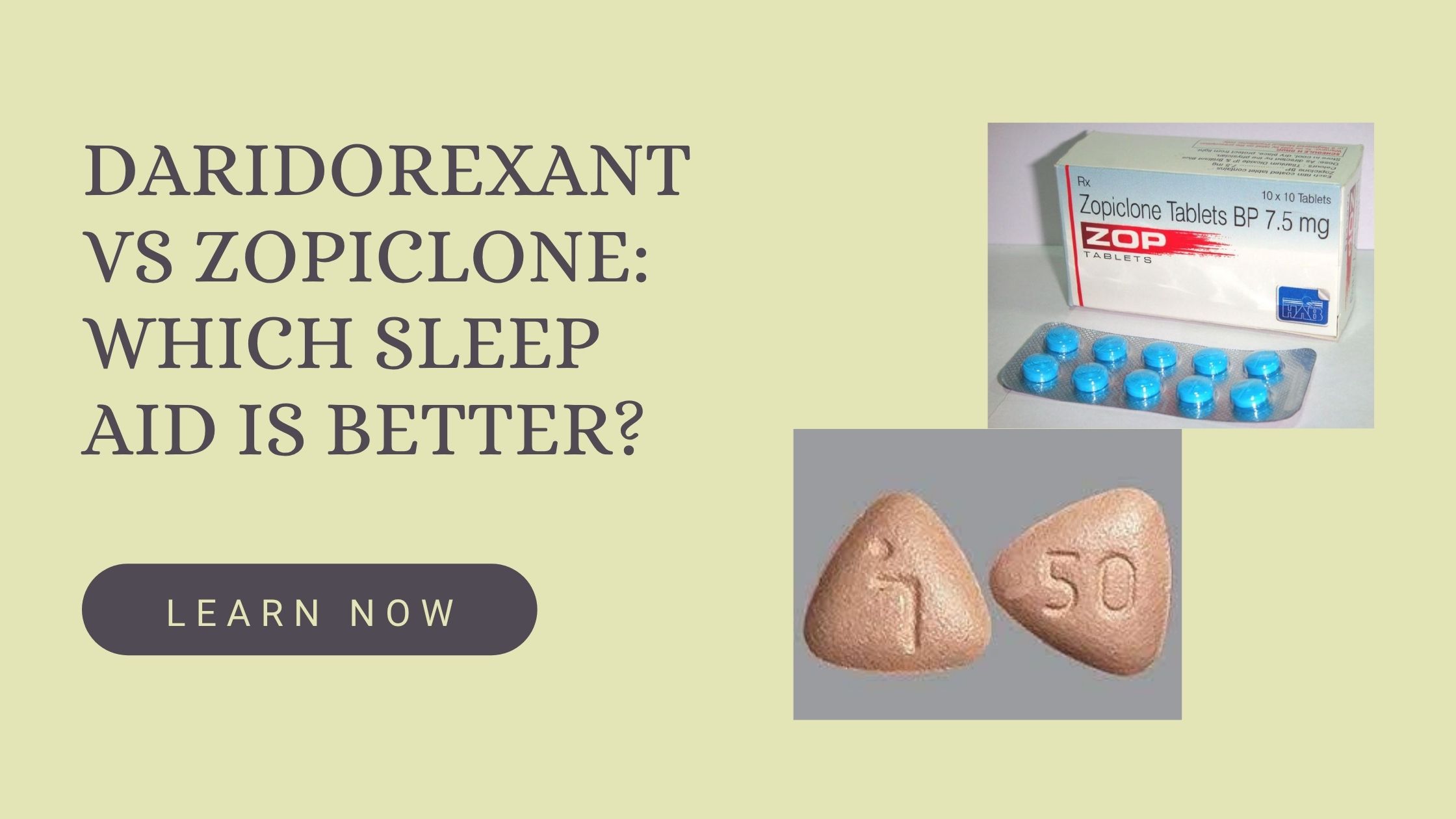 Daridorexant vs Zopiclone